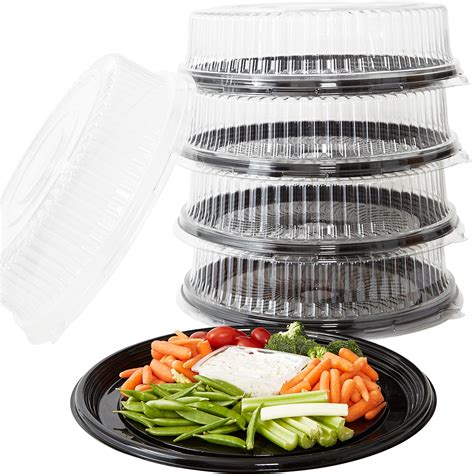 platter container with lid.